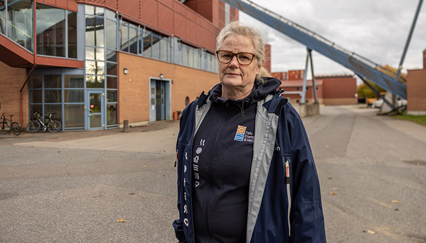 Margareta Eriksson, produktchef på Falu Energi & Vatten. Foto. Falu Energi & Vatten.