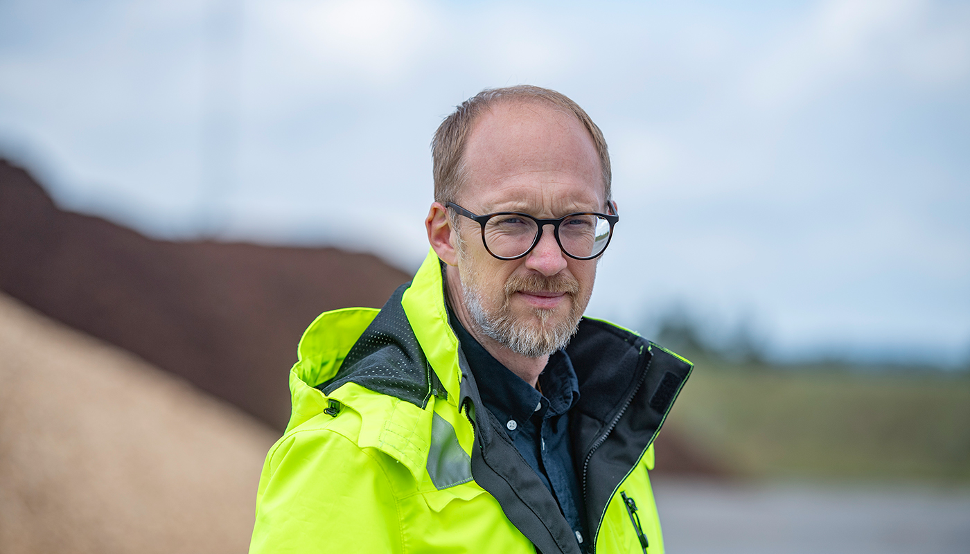 Jonas Holmberg, kommunikationschef på Borås Energi och Miljö. Foto: Anna Sigge.