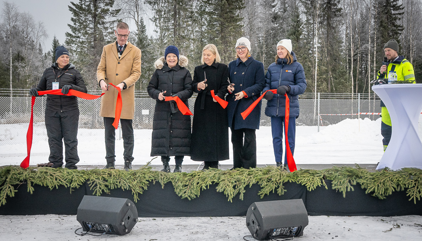 Härmed är Luleås nya mottagningsstation invigd.