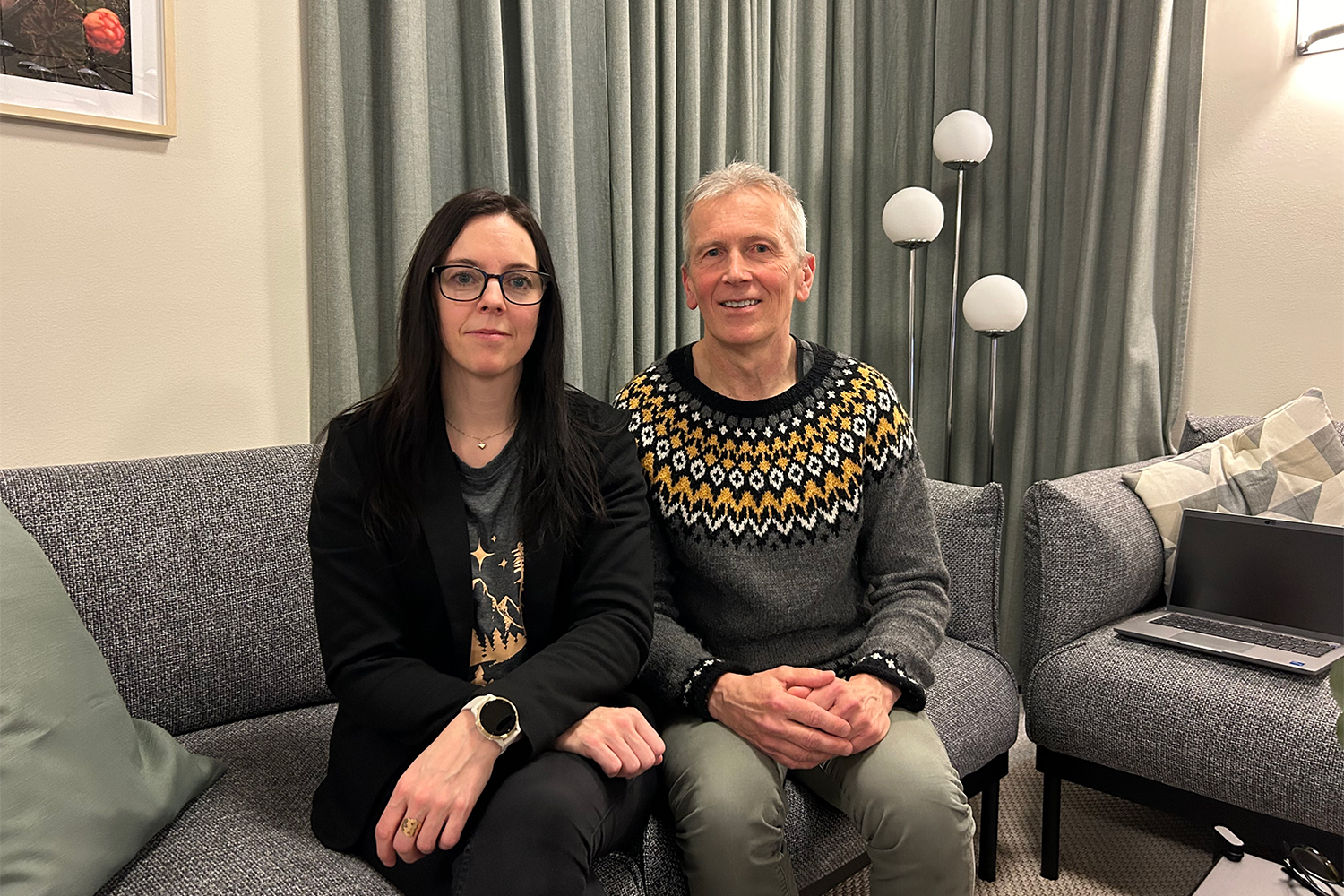 Chatarina Vesterlund, utbildningsledare på Vilhelmina Lärcentrum, och Lars Gavelin, arbetsmarknads- och vuxenutbildningschef i Vilhelmina kommun.