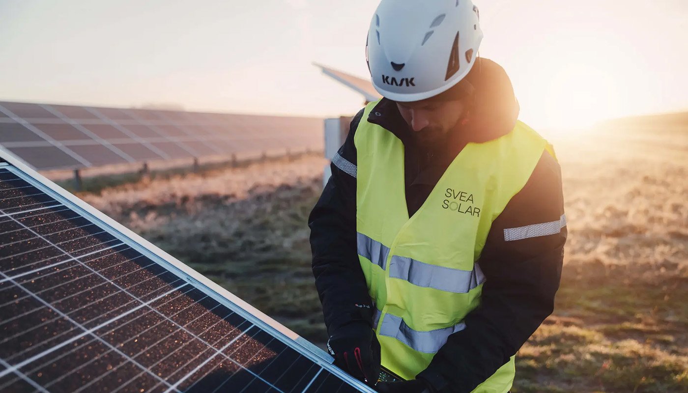 Svea Solar ska bygga åtta solparker med en total kapacitet på 500 MW. Foto: Svea Solar.