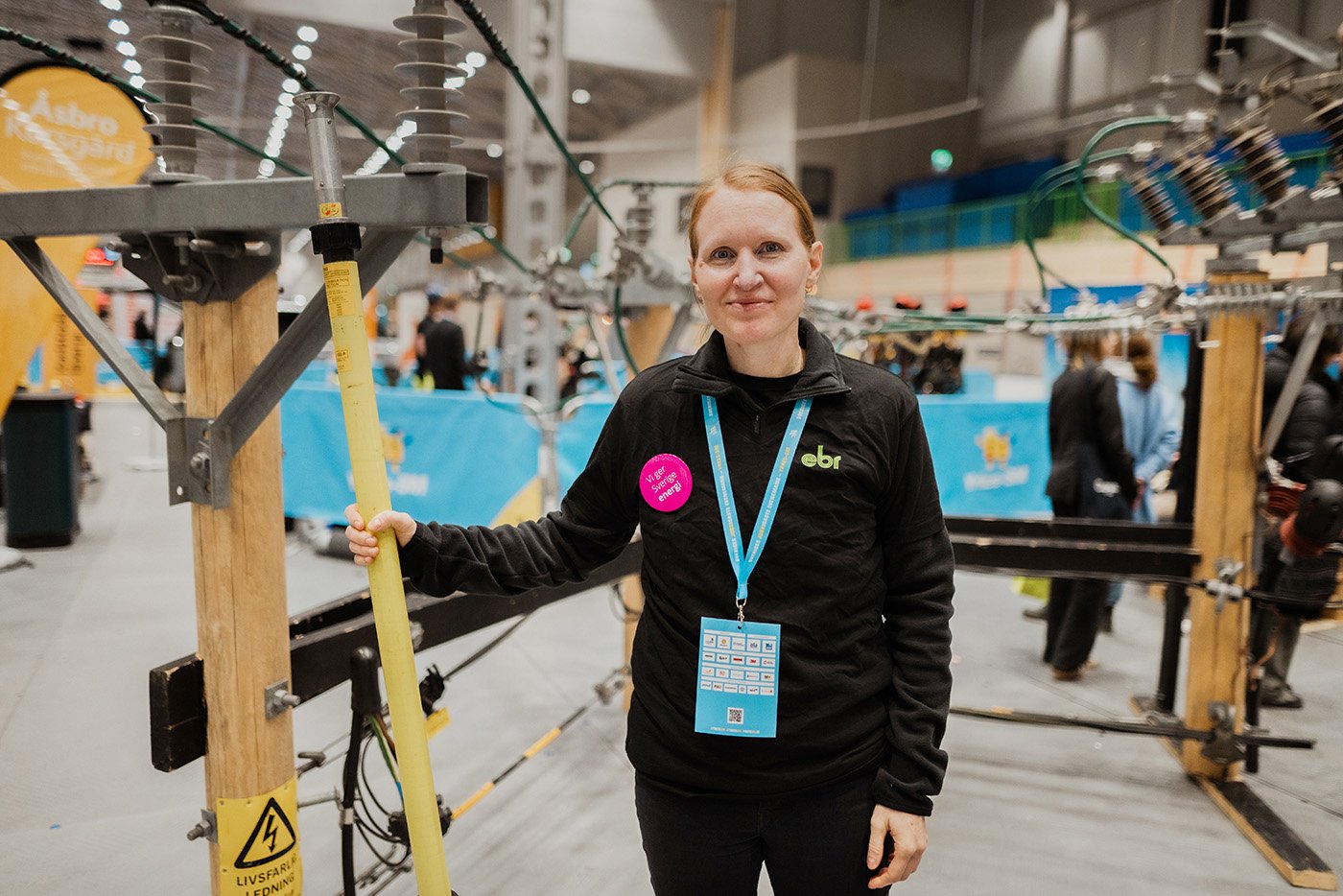 Cecilia Klugman, sakkunnig på EBR som är en del av Energiföretagen. Foto: Jeanette Dahlström.