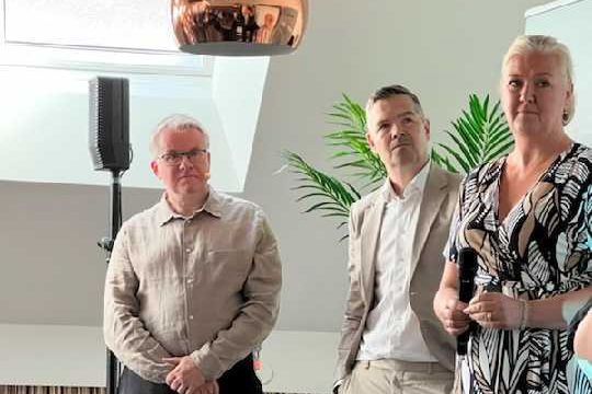 Björn Aronsson, Vätgas Sverige, Christer Wikner, Metacon, och Martina Wettin, Nilsson Energy.