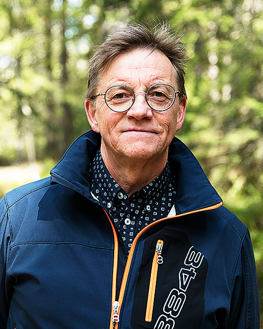 Rolf Lindgren, ansvarig för miljöavdelningen på Skellefteå Kraft.