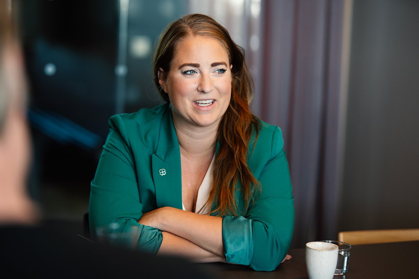 – Det har varit en ständig pendel mellan det politiska och det tekniska. Båda är väldigt spännande, konstaterar Emma Wiesner. Foto: Evelina Carborn.