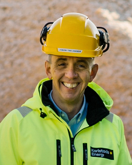 Johan Thelander, som är affärsstrateg på Karlstads Energi. Foto: Erik Cronberg.