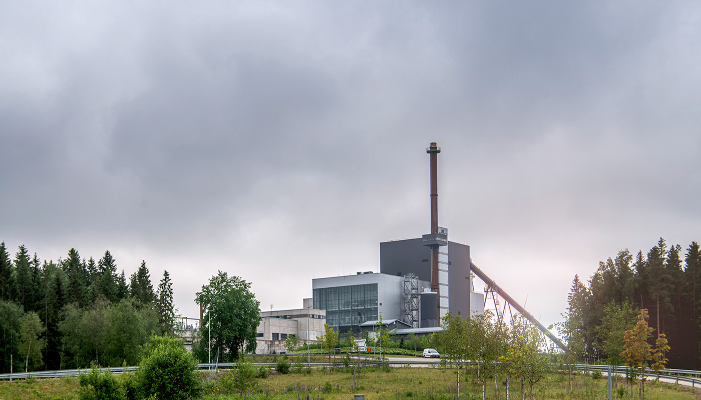 Kraftvärmeverket vid Sobacken i Borås. Foto: Anna Sigge.