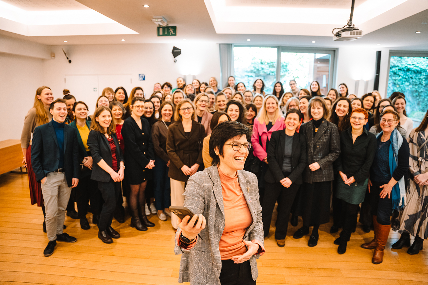 Den belgiska energiministern Tinne Van der Straeten  kom till Women Energy Club under internationella kvinnodagen.