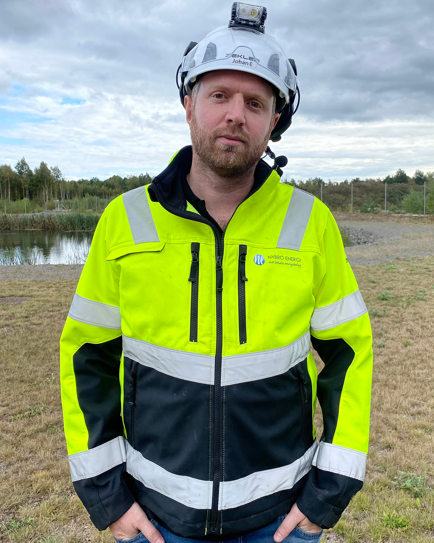 Johan Eriksson, driftchef på Nybro Energi.