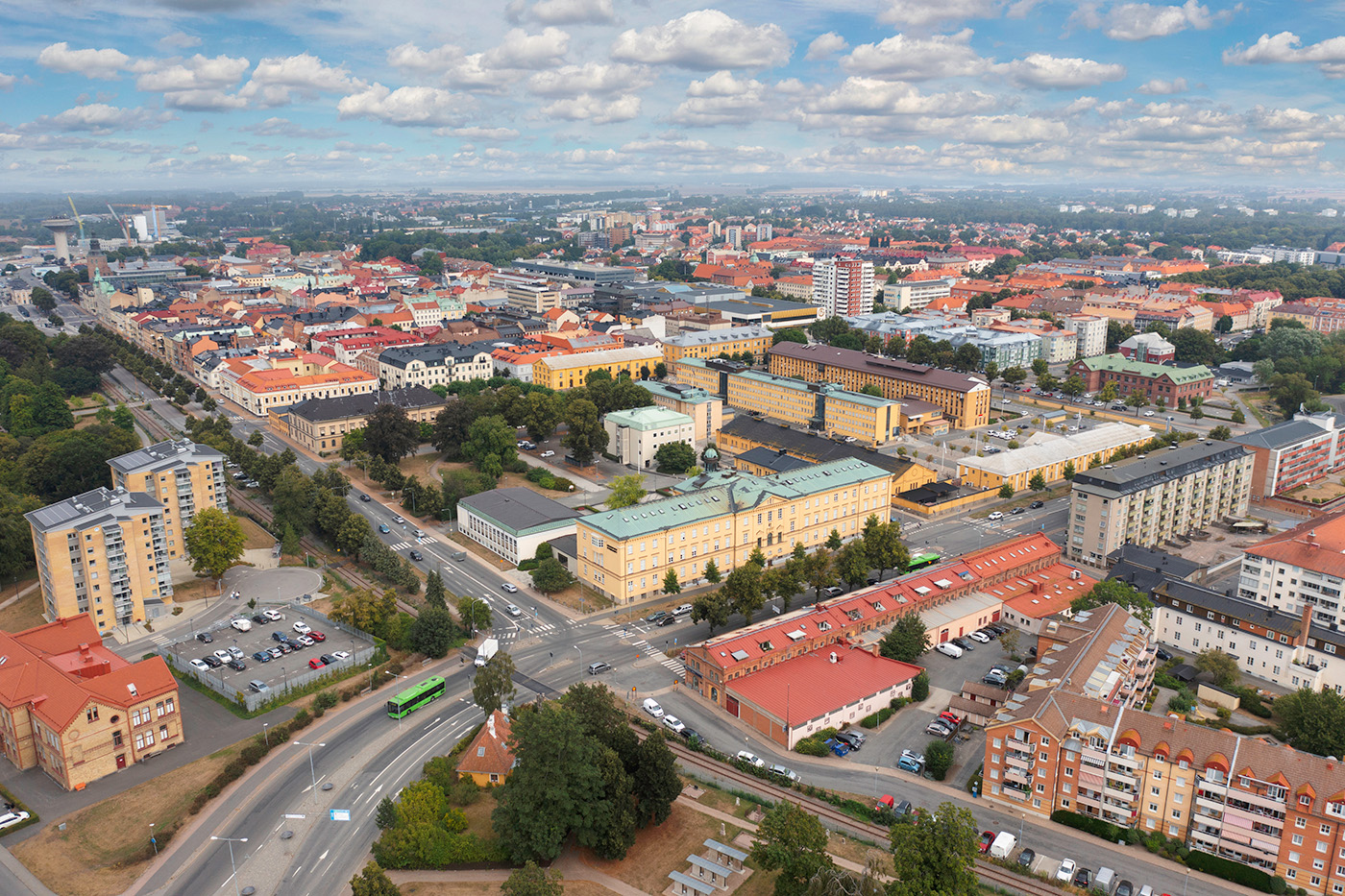 Kristianstads centrum. Foto: istock.